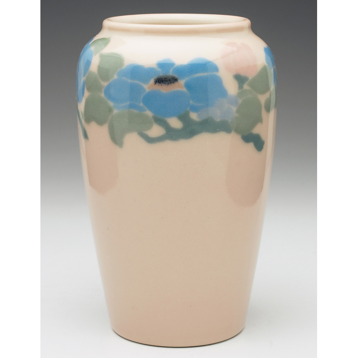 Appraisal: Rookwood vase tapered shape in a Porcelain glaze with colorful