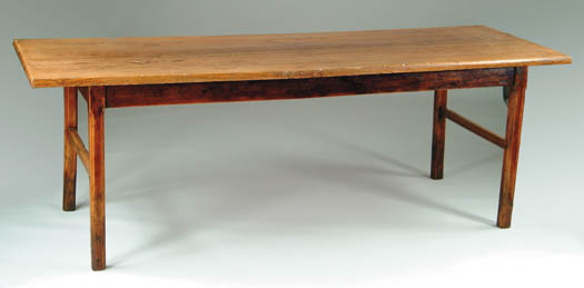 Appraisal: FINE ENGLISH YORKSHIRE TH CENTURY FARM TABLE This outstanding table