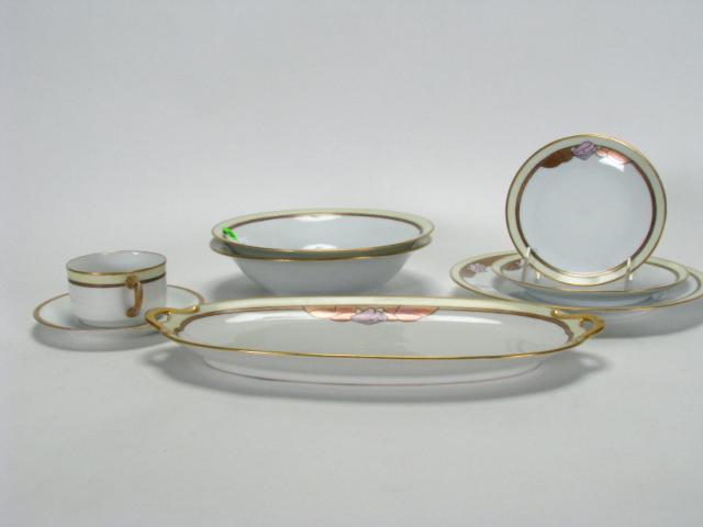 Appraisal: Set of Hutschenreuther Hand Painted China service for approximately eight