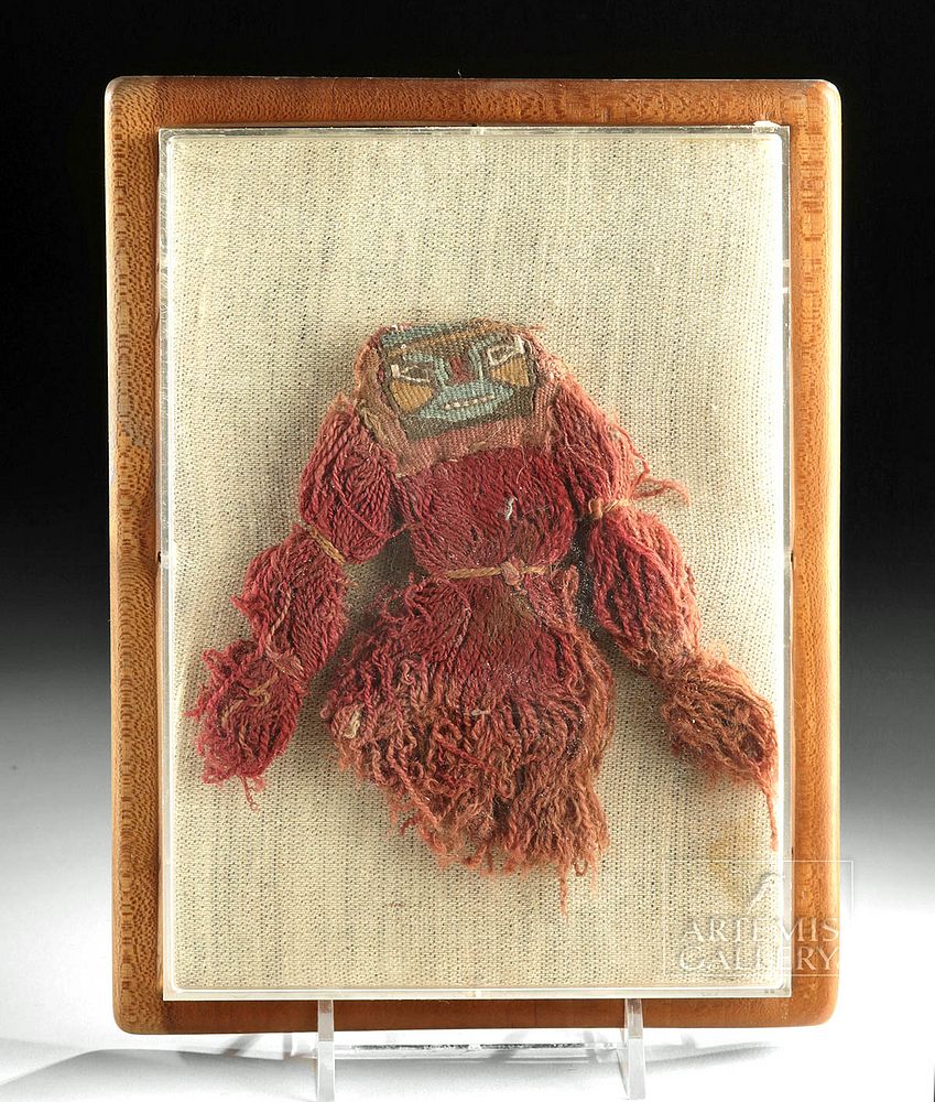 Appraisal: Rare Proto-Nazca Textile Doll Tassel Originally Listed At Pre-Columbian Southern