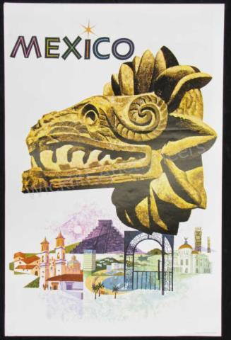 Appraisal: A vintage travel poster Mexico artist Koslo Penn Prints x