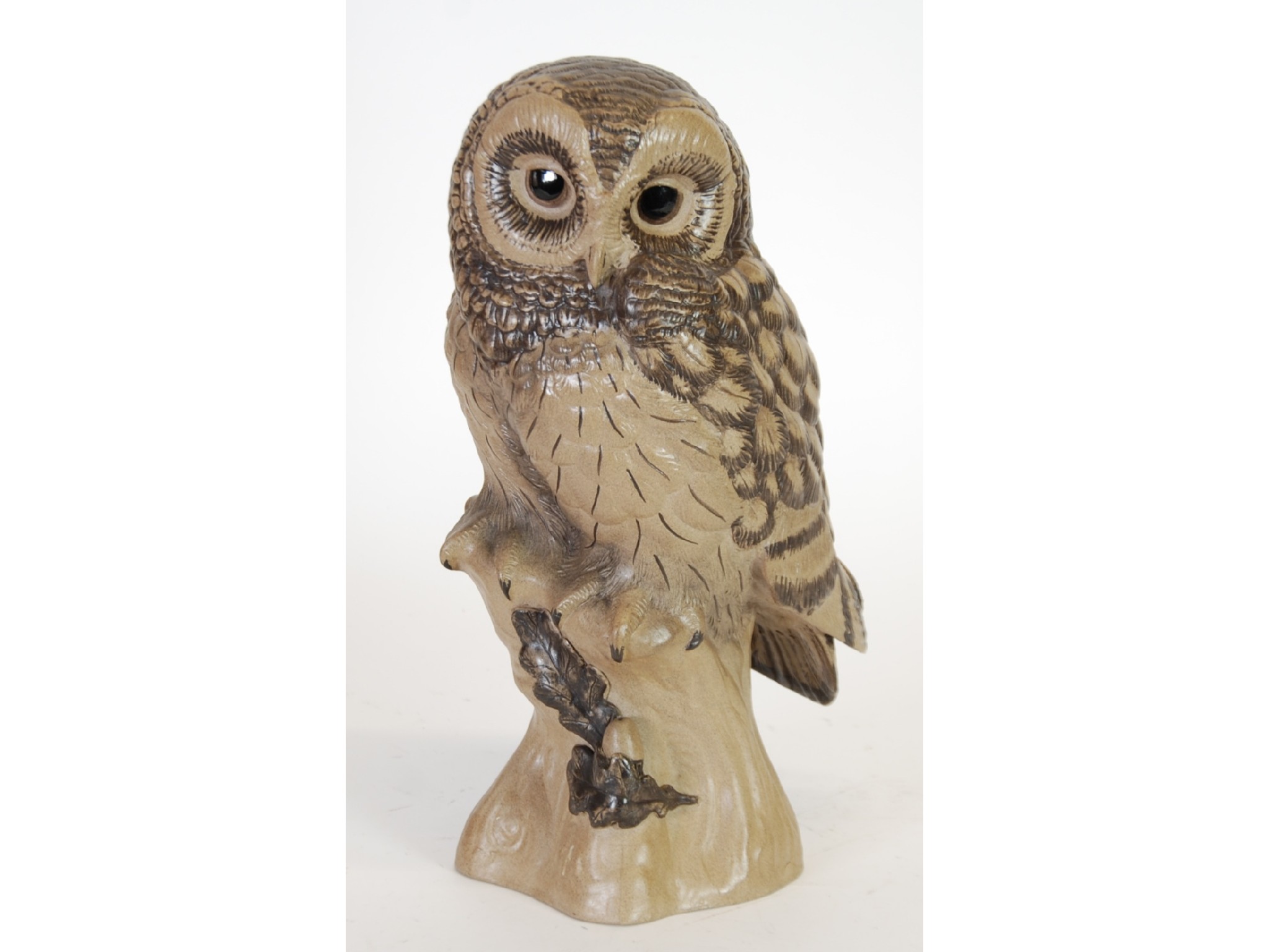 Appraisal: ARTIST SIGNED POOLE POTTERY MODEL OF AN OWL by B