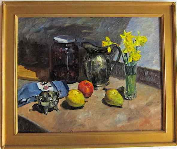 Appraisal: OLEG ULITSKIY OIL ON CANVAS Ukraine Washington born ''Still Life