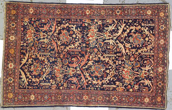 Appraisal: A Fereghan rug Central Persia first quarter th century size