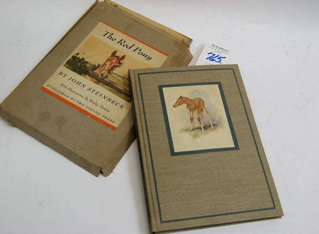 Appraisal: A COLLECTIBLE FIRST EDITION The Red Pony by John Steinbeck