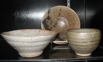 Appraisal: Japanese Chosen-karatsu chawn tea bowl and two other bowls edo