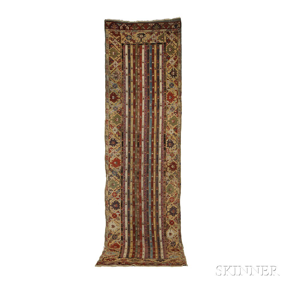 Appraisal: Kirsehir Long Rug Central Anatolia mid- th century the field