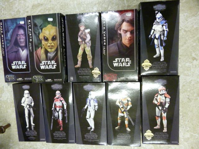 Appraisal: Sideshow Collectibles Star Wars scale figures Storm Trooper Imperial Shock