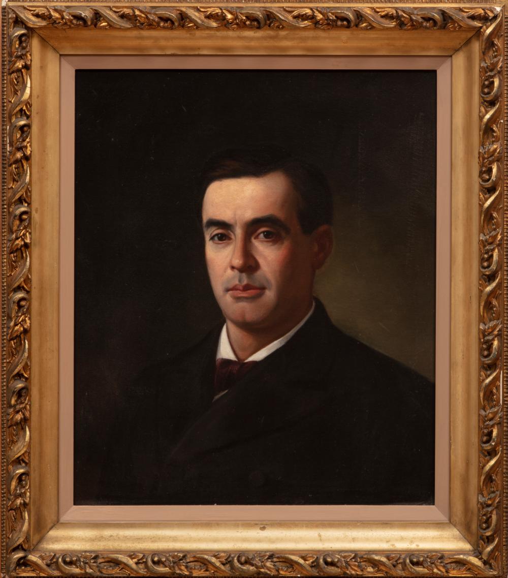 Appraisal: Andres Molinary American New Orleans - Portrait of Gentleman from