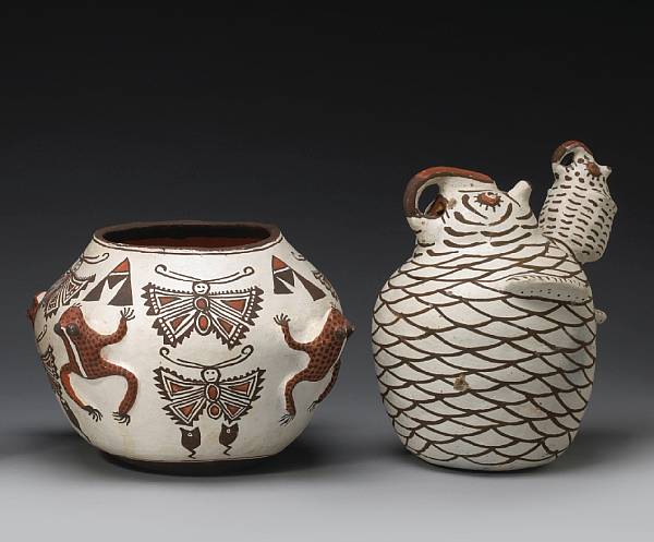 Appraisal: Property from a private Arizona collection Including a frog jar