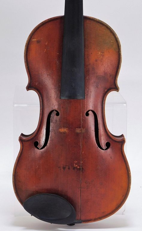 Appraisal: Albert Knorr German Tiger Maple Violin Germany A labeled Albert