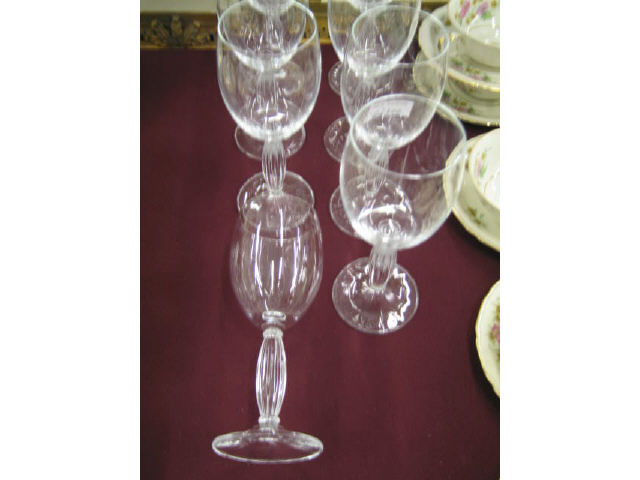 Appraisal: Fine Crystal Goblets