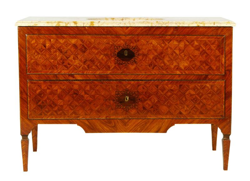 Appraisal: - th C Italian Marquetry Inlaid Comode th Century Italian