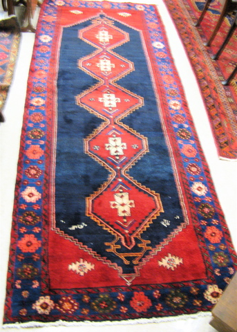 Appraisal: PERSIAN HAMADAN AREA RUG ' x '