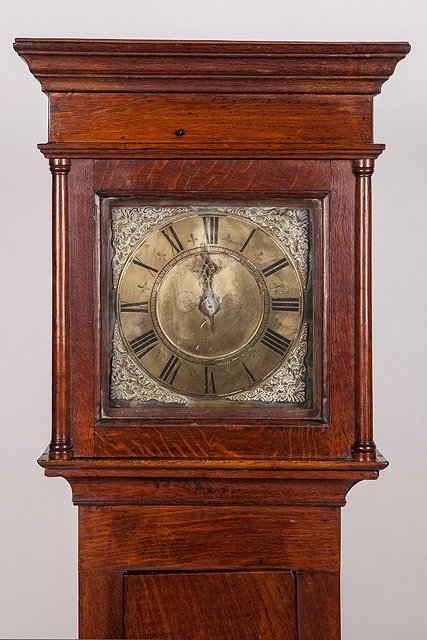 Appraisal: AN OAK LONGCASE CLOCK by George Washbourne of Gloucester having