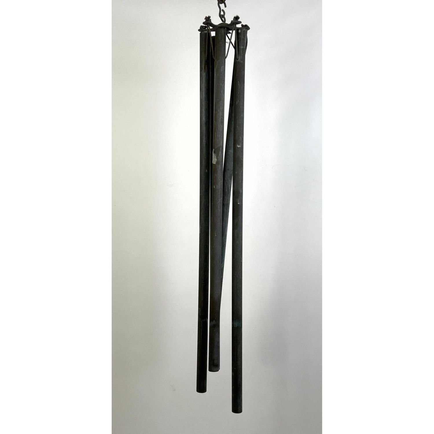 Appraisal: Walter Lamb Attributed Bronze Wind Chimes No clapper Dimensions H