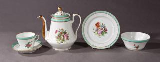 Appraisal: Old Paris Porcelain Thirty-One Piece Partial Tea Set th c