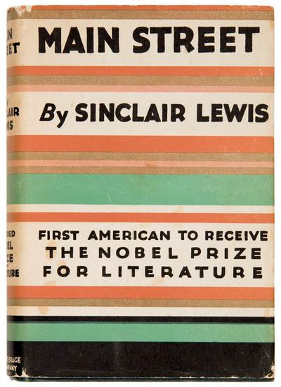 Appraisal: LEWIS Sinclair Main Street New York Harcourt Brace Company n