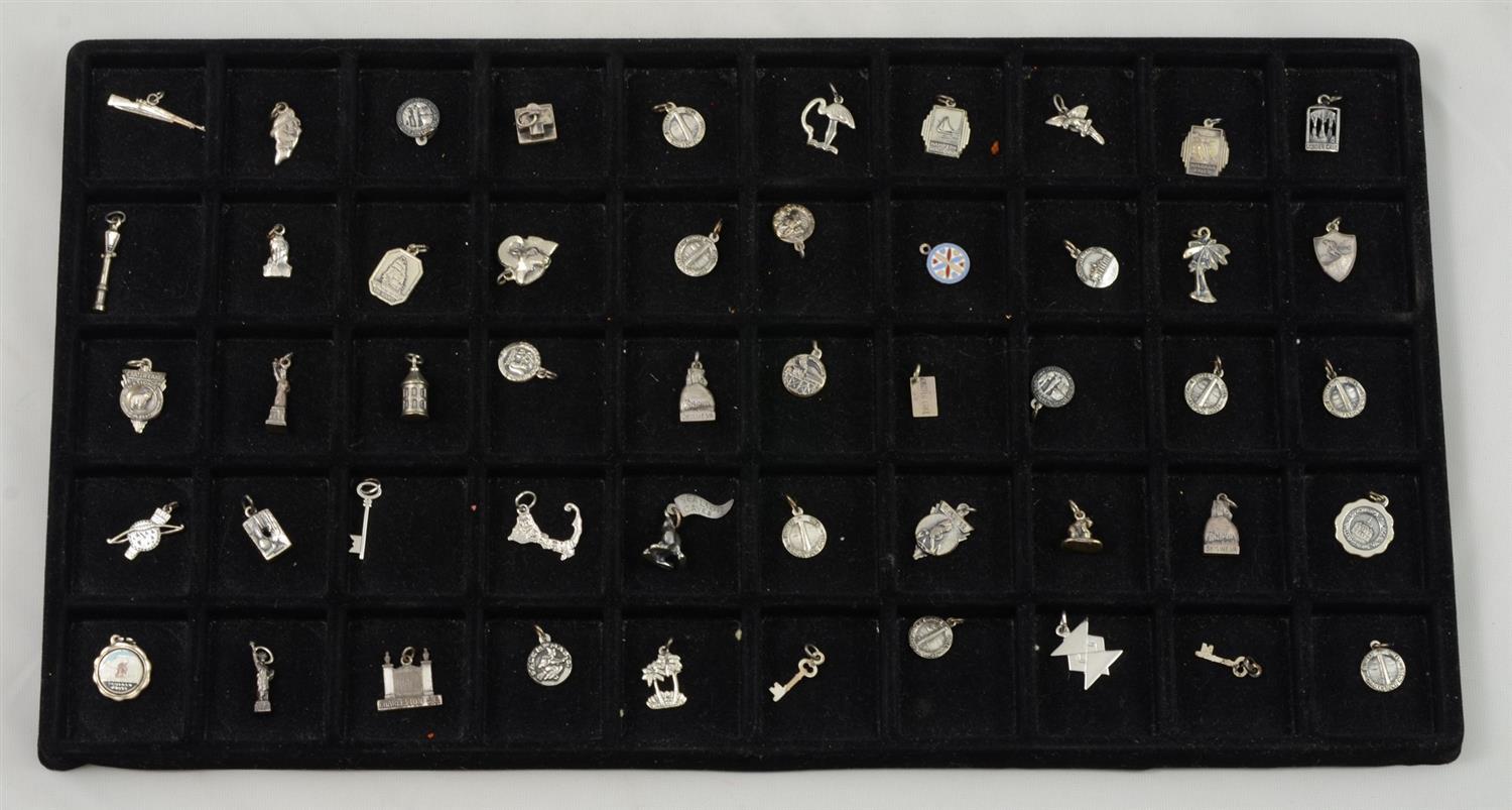 Appraisal: Sterling Silver Vintage Charms to include various makers and forms