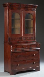 Appraisal: American Classical Secretary Bookcase th c th American Classical Secretary