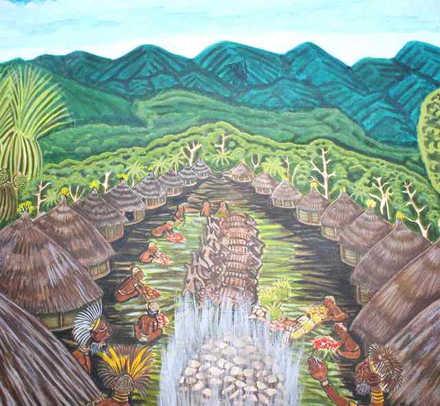 Appraisal: GEORGE SARI PAPUA NEW GUINEA th CENTURY Nokand's View River