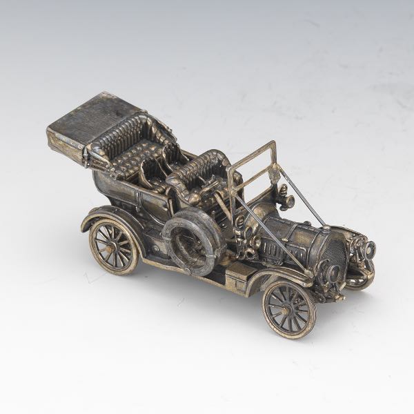 Appraisal: STERLING SILVER CAR MINIATURE THOMAS FLAYER THE FRANKLIN MINT x