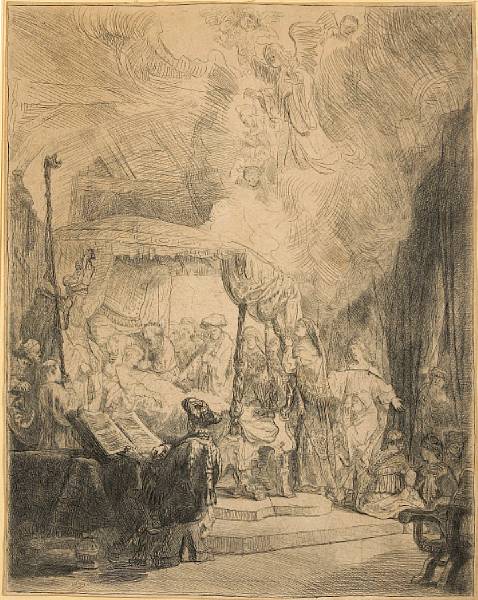 Appraisal: Rembrandt Harmensz van Rijn Dutch - Death of the Virgin