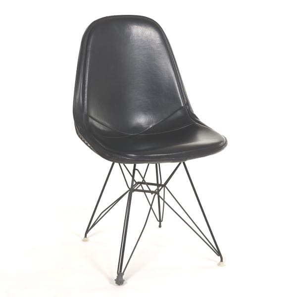 Appraisal: EAMES WIRE CHAIR DKR WITH EIFFEL TOWER BASE x x