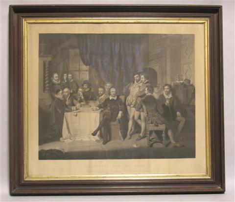 Appraisal: JAMES FAED SHAKESPEARE AND HIS FRIENDS Print x in sight