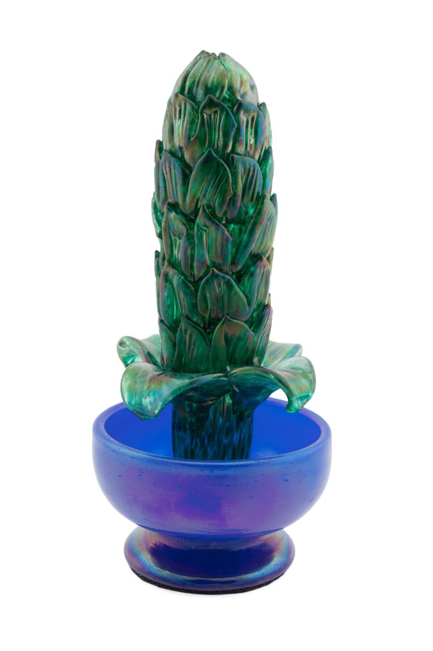 Appraisal: NAPOLEONE MARTINUZZI STYLE GREEN CACTUS Style of Napoleone Martinuzzi Italian