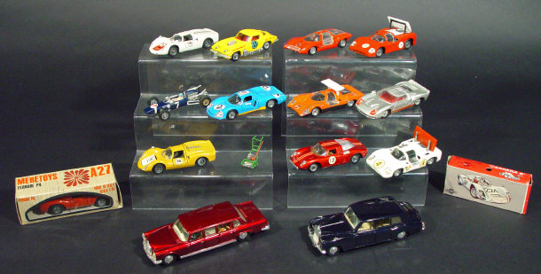 Appraisal: Collection of predominantly Dinky toy and Politoys motor racing die