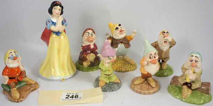 Appraisal: Royal Doulton Snow White and the Seven Dwarves Not LE