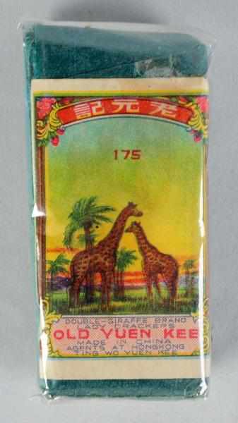 Appraisal: Double Giraffe -Pack Lady Firecrackers Class Manufactured by Old Yuen