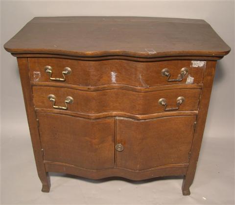 Appraisal: VICTORIAN DRESSER The shaped rectangular top over a drawer and