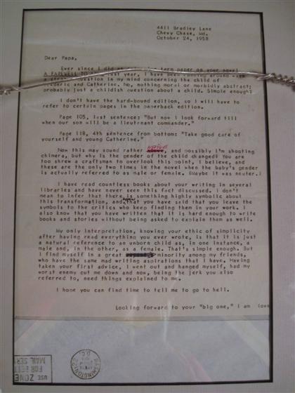 Appraisal: piece Hemingway Ernest Autograph Letter Signed Papa Cuba April Written