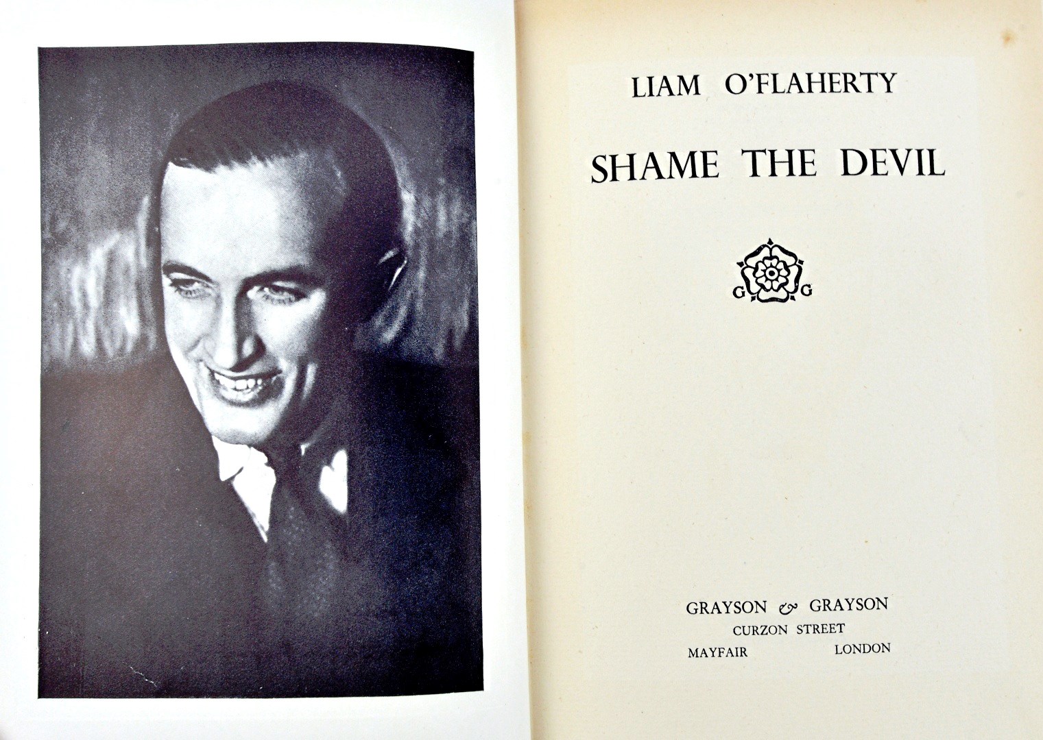 Appraisal: O' Flaherty Liam Shame the Devil Limited Edition frontis gilt