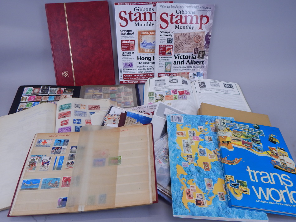 Appraisal: A large quantity of stamps and stamp albums to include