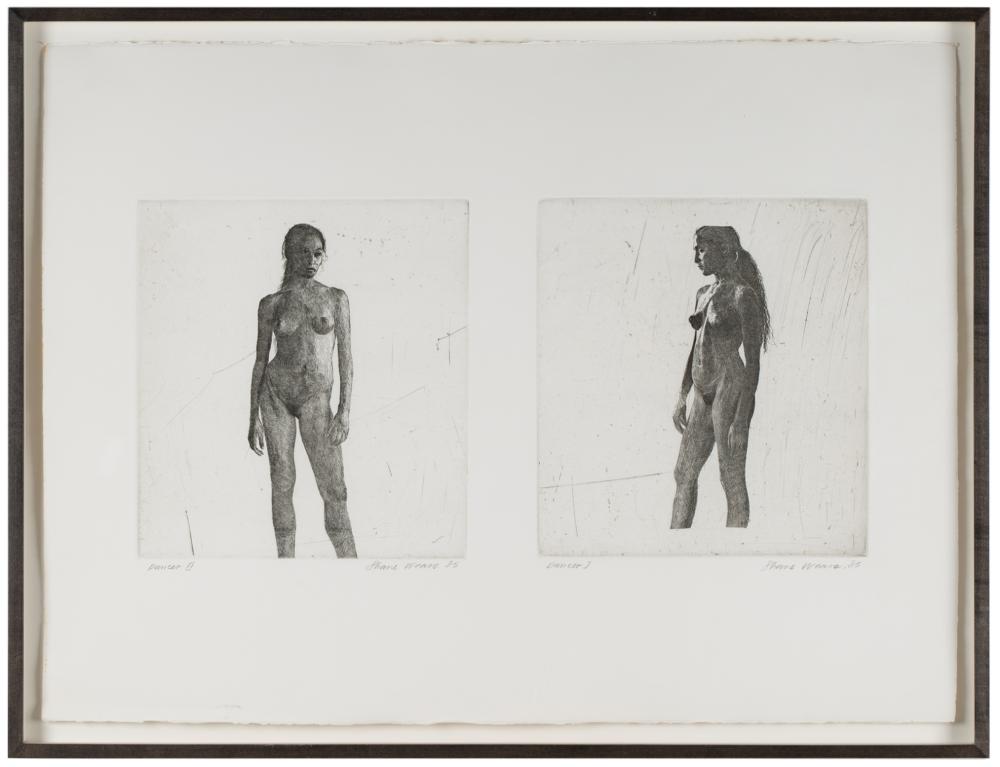 Appraisal: SHANE WEARE DANCER I II etchings each signed dated and