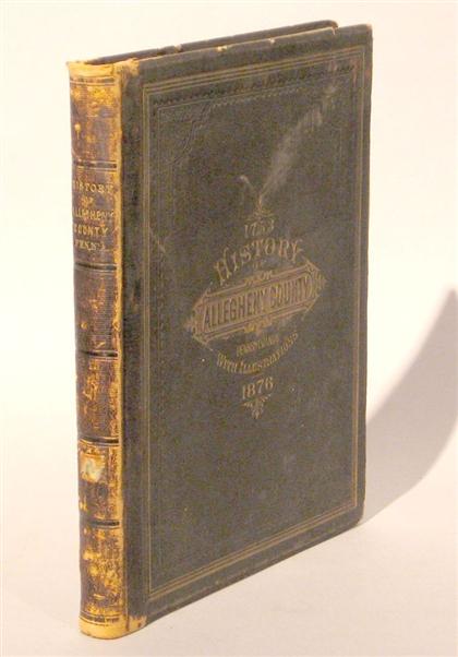 Appraisal: vol L H Everts Co pub History of Allegheny Co