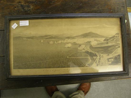 Appraisal: Two Georgian engravings relating to Gibraltar