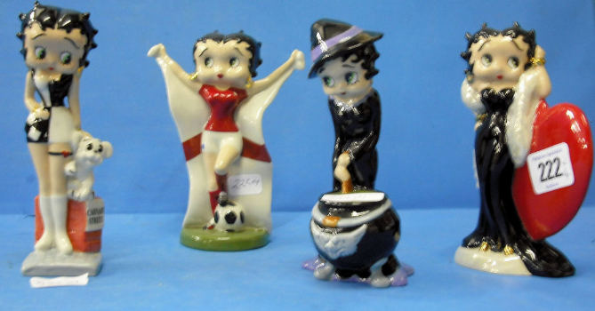 Appraisal: Wade Betty Boop Figures Hubble Bubble Swinging s Sweetheart and