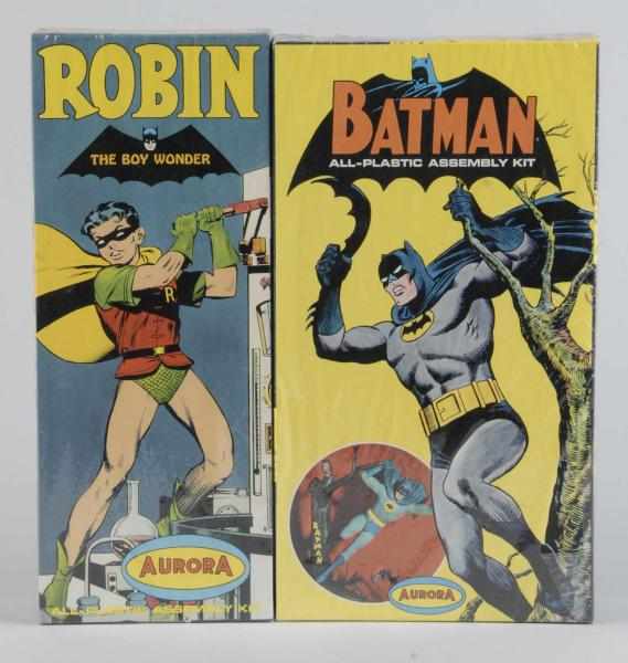 Appraisal: Lot of Batman Robin Aurora Model Kits Description Circa s