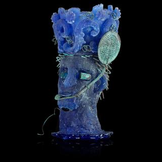 Appraisal: HANK MURTA ADAMS Glass sculpture HANK MURTA ADAMS b Untitled