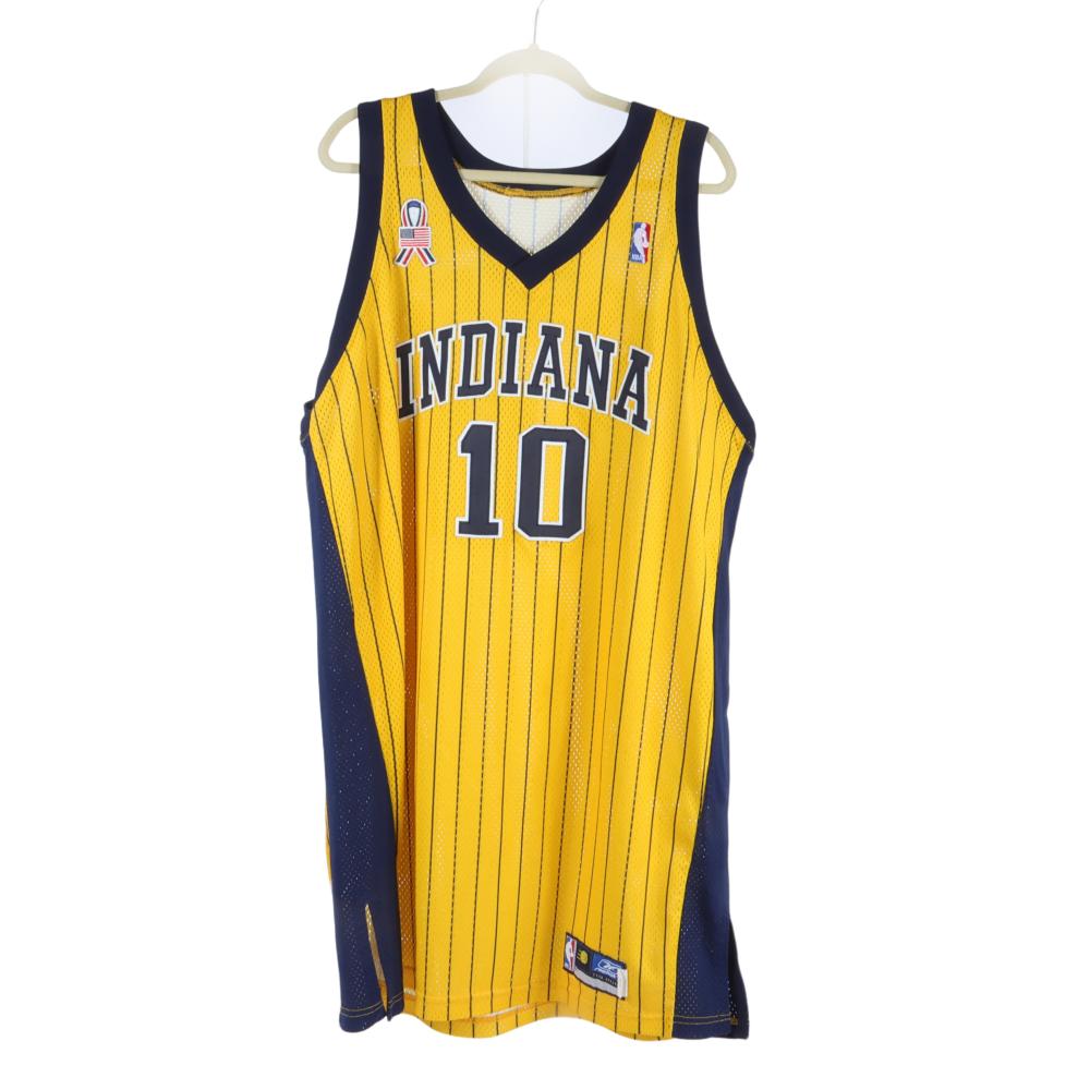 Appraisal: JEFF FOSTER INDIANA PACERS GAME USED BASKETBALL JERSEY PATCH Jeff