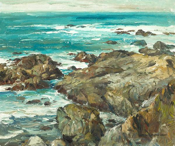 Appraisal: Maurice Logan - Minus Tide signed 'Maurice Logan' lower right