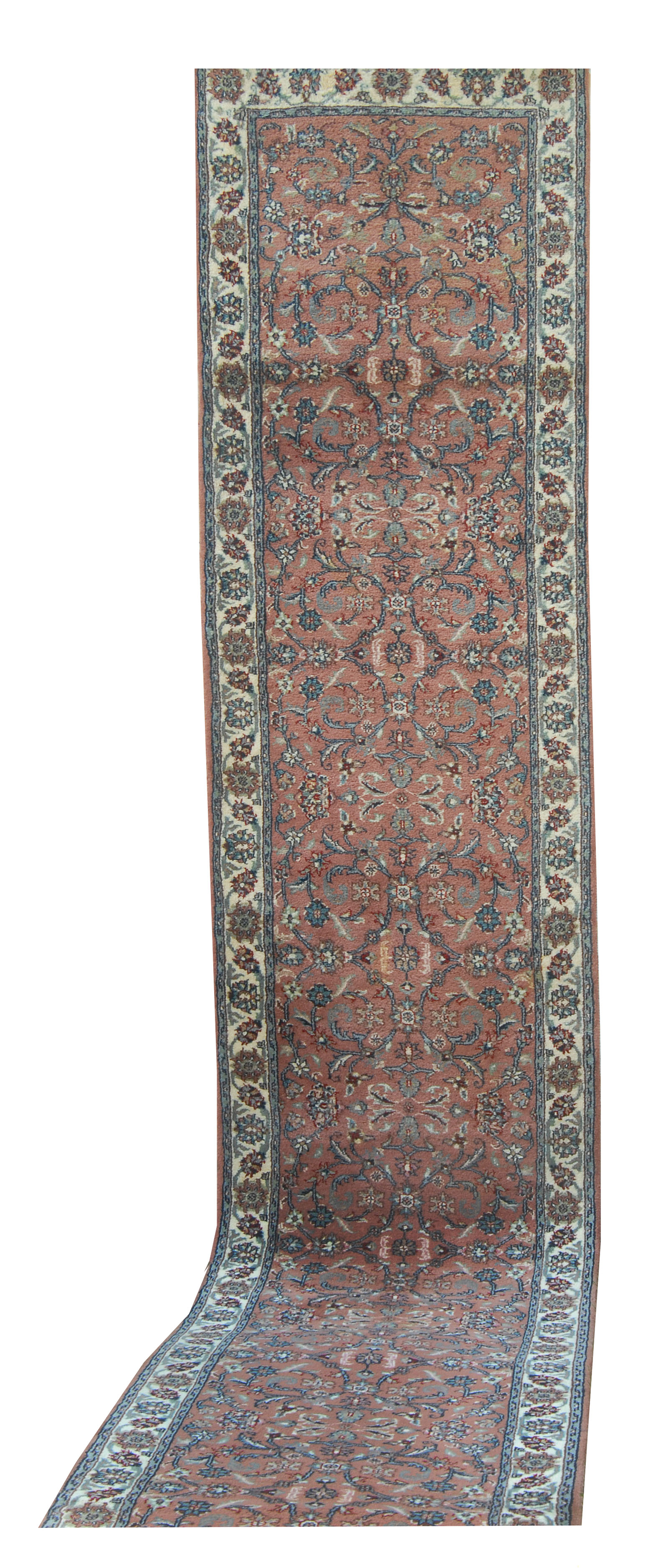 Appraisal: ORIENTAL RUG KESHAN-DESIGN RUNNER ' x ' Pairs of arabesque