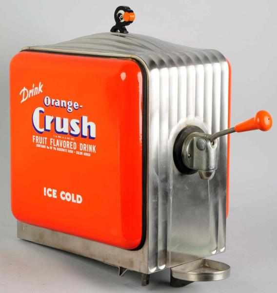 Appraisal: Orange Crush Countertop Syrup Dispenser s to s Complete with