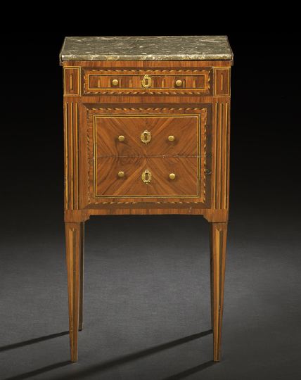 Appraisal: Italian Neoclassical Kingwood and Mixed Woods Cupboard late th century