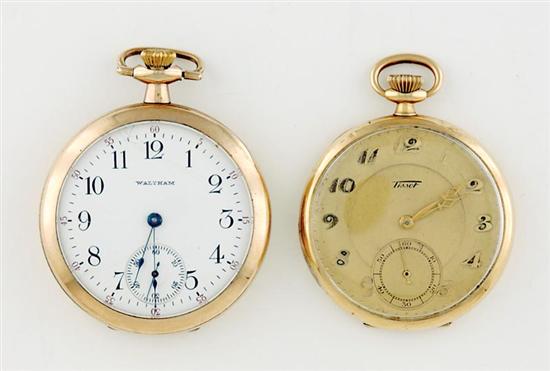 Appraisal: Tissot gold pocket watch late th century K yellow gold