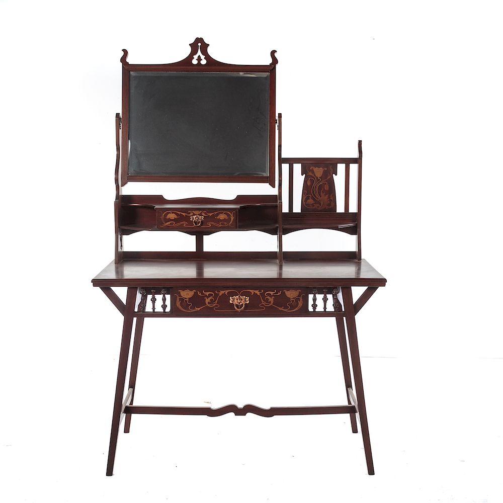 Appraisal: Scottish Art Nouveau Mahogany Dressing Table Late th early th